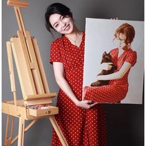 웰라이프 주문제작 DIY그림그리기 유화그리기 세트 36 42색 DIY명화그리기 캔버스페인팅, 42색-60*90