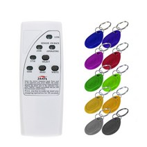 호환 125KHz RFID 복사기 T5577 빈 칩 카드 프로그래머 작가 리더기 ID Cloner key, [04] IDW03 and 10pcs Keys