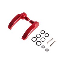 할리 데이비슨 새들백 안장 가방 래치 키트 바이크 오토바이 스트리트 글라이드 로드 킹 14-21 일렉트라 블랙 2 개 핫, [02] 빨간