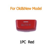 초보자 운전 연수 보조 브레이크 장치 연습 연수봉 자동차 주차 브레이크 P 버튼 H 스위치 커버 BMW 5 6 7, 10 Auto H-Red