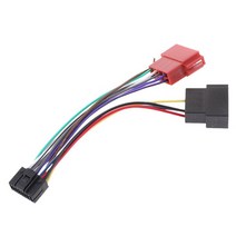 자동차 스테레오 라디오 하네스 ISO 커넥터 16Pin 자동 표준 배선 플매트 카펫 러그 케이블 파이오니어 2003