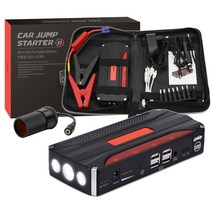 에이포트 자동차 시동 스타트 멀티 점프스타터 USB 4포트 멀티충전기(캠핑 휴대용 DC전기 보조전원 배터리), AP055(12000mAh), 1개