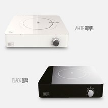 라우쉬 로얄쿼드 싱글 1구 인덕션 이동식 여행용 전기레인지, 화이트 LIHL-N6000W