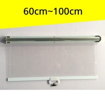 업소용 진열대 냉기 보관 투명 가림막 냉장고 샐러드바 차단막 과일 야채 신선도 유지, 95cm(무공)