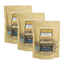 나뚜렐 아가베쉐이크 아침식사대용 천연 프리바이오틱스 함유, 420g, 3팩