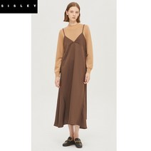 시슬리 니트 레이어드 슬립 원피스_SAKO07141