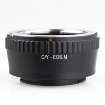 Contax Yashica C/Y 렌즈 용 CY-EM 어댑터 링 캐논 EF-M 마운트 EOS M M3 M5 M10, 한개옵션0