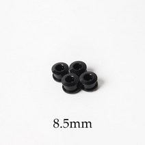 자전거체인휠 크랭크암 Bucklos 5pc 링 볼트 도로 mtb 플레이트 나사 단일이중, 4pc 8.5mm-블랙