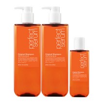 퍼펙트 풍성한 거품 오리지널세럼 샴푸 680ml X2개 (+증정) 부드럽게, 퍼펙트 오리지널 세럼 샴푸 680ml X 2개+증정