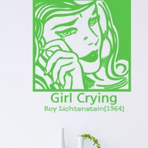 휴대폰매장꾸미기 Girl Cryng RC007, 화이트