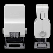 숫자도장 자동 넘버링 스탬프 3단 오토넘버링, 청소 용제