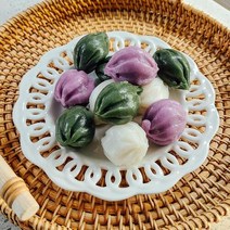 굳지않는떡 모듬 꿀떡 1kg 삼색 꿀송편 아침대용떡 간식 떡