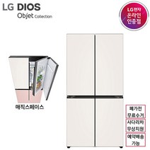 LG 디오스 오브제 컬렉션 5도어 베이지 M873GBB152, 단품
