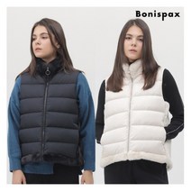 보니스팍스 폭스퍼 덕다운 패딩 베스트-RF92PV012