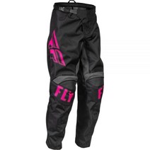 Fly Racing 2023 성인용 F-16 바지 블랙/화이트., 20, Black/Pink