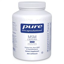 퓨어 MSM 엠에스엠 식이유황 1700mg 360캡슐, 1개, MSM 엠에스엠 식이유황 360캡슐, 360정