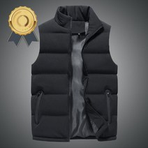 남성 캐주얼 2컬러 패딩조끼 조끼 겨울아우터 패딩 남자패딩