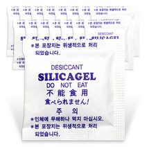 실리카겔 제습제 습기제거제 (특수종이 내유지) 식품용제습제, 1000개, 2g