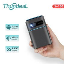 빈프로젝트 초단초점빔프로젝터 thundeal 2k 4k 미니 dlp 휴대용 피코 스마트 안드로이드 9 와이파이 bw-vt2 홈 시어터 시네마 3d 비디오 proyector, 2g 16g, 오 플러그