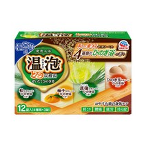 바스로망 온포 탄산발포 히노키 시프러스(12정) 펜션입욕제 일본입욕제, 1개
