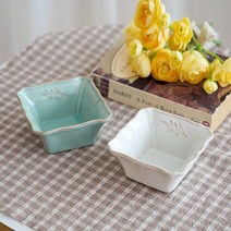 코스타노바 알렌테조 사각볼(램킨) 10cm, 화이트