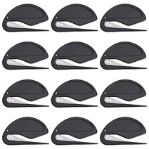 편지 오프너 봉투 슬리 터 12 PCS 문자 오프너 슬리 터 오프너 봉투에 대 한 면도날 블레이드, 보여진 바와 같이, 하나