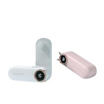 손목선풍기 쿨링 휴대용미니선풍기 휴대 소형팬 경량 음소거팬 O07, 핑크 4800mAh, 단일사이즈