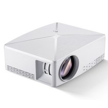 VIVIBRIGHT 이럭스몰 C80 HD고해상도 무선 1280x720 미니빔 프로젝터 빔프로젝터, 화이트
