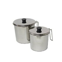 깔끔한 스텐 음식물 쓰레기통 2리터