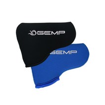 골프 퍼터 커버 일자형 네오프렌 신축성 스판재질 클럽보호, 블루