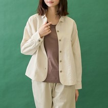내추럴가든 르망 맞주름 린넨 자켓