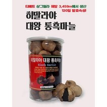 흑마늘 통흑마늘 발효 숙성 히말라야 흙마늘 효능 500g, 1통