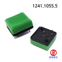 SCHURTER PCB 푸시버튼스위치 MTP 1/2 ' 1241.1055.5 GREEN IP40 HJ-05797