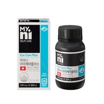 마이니 아이 케어 플러스 프리미엄 눈건강 영양제 고함량 비타민A 빌베리 루테인 베타카로틴 마리골드 아세로라 아연 블루베리 농축 분말 씹어먹는 츄어블 눈 피로 비타민 건강기능식품, 마이니 아이 케어 루테인 플러스 60개입, 1통