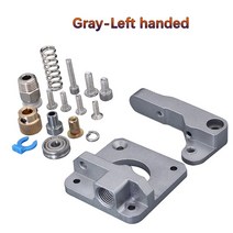 3D프린터 관련 부품 용품 CR10 원격 직접 압출기 알루미늄 1.75mm 오른쪽 왼손 팔 풀 메탈 보우 덴 3D 프린, 04 Left -Grey