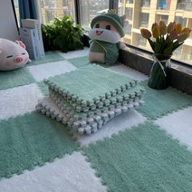 뽀글이 바닥 쿠션매트 유아 놀이방 거실 매트 퍼즐매트 10p, 30x30x0.8cm, 14