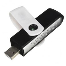 GHSHOP 5xPortable 회전식 USB 자동차 이온 공기 청정기 오존 산소 Ionizer 청소기, 8.95x2.15x2.15cm, 플라스틱, 멀티