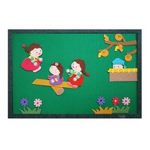 청양토이 환경꾸미기대 가을-널뛰기 환경판소품, 단품