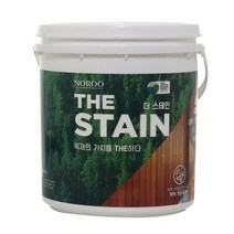 [노루페인트]내부외부 가능한 수성 더 스테인 4리터용량, 초코, 1개