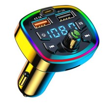 BASEUS FM 송신기 자동차 블루투스 5.0 FM 라디오 변조기 차량용 키트 3.1A USB 차량용 충전기 핸즈프리 무선 AUX 오디오 MP3 플레이어, Black