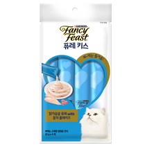 퓨리나 팬시피스트 퓨레키스 10g 4개입 고양이간식, 1개