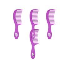 디탱글링 콤 빗 WetBrush Detangling Comb Purple, 4팩