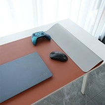 마우스패드 오버사이즈 테이블패드 책상패드 글씨책상패드 가죽오피스 컴퓨터패드 맞춤방수 가능, 색깔4