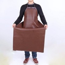 용접 앞치마 방수 마모 내 화학성 용접기 커버 폴리 우레탄 소재 오일 증거 앞치마 작업 가게 무작위 색상, 없음
