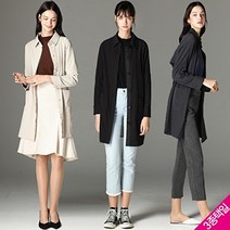 르오트 [홈쇼핑방송/화숙리] 쉬폰배색 셔츠형 자켓