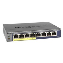NETGEAR 기가비트 스마트 PoE 관리 스위치 이더넷 x Pro세이프, 8 port 4xPoE 53W_Plus