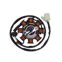 혼다 SPACY 100 SCR100 SCR 2003-2007 용 오토바이 8 극 풀웨이브 DC 마그네토 고정자 코일 발전기