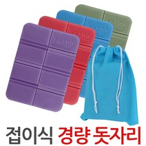 경량 돗자리 접이식 매트 1인용 간편휴대 피크닉 캠핑, 경량돗자리-퍼플