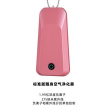 휴대용 음이온 공기 청정기 사무실 간접흡연 냄새 포름알데히드 제거 소독, 로즈 골드 스탠다드