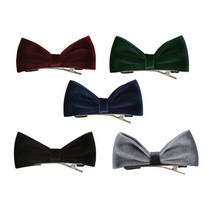 그로위시 리틀비티 스탠딩 벨벳 리본 핀